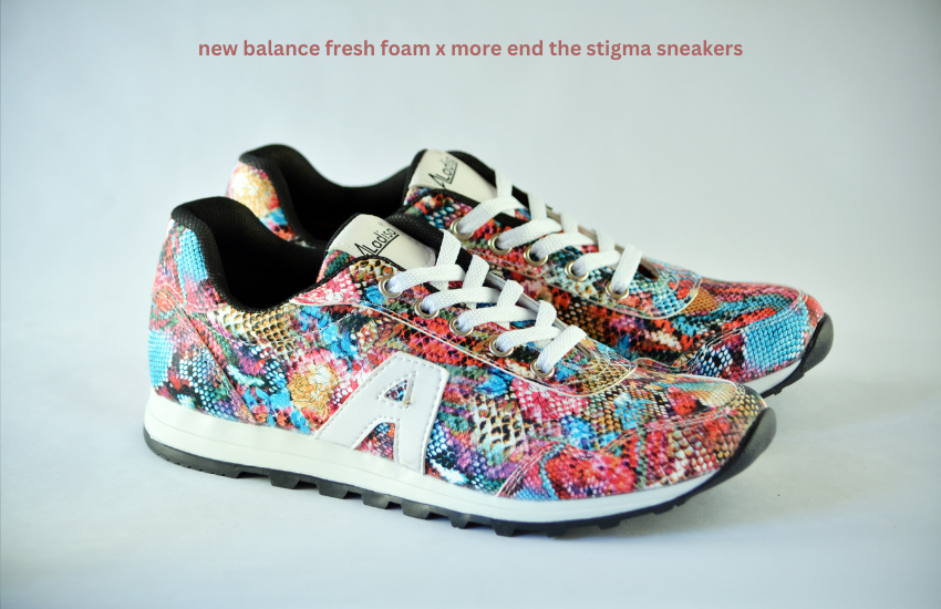 new balance fresh foam x more end the stigma sneakers
