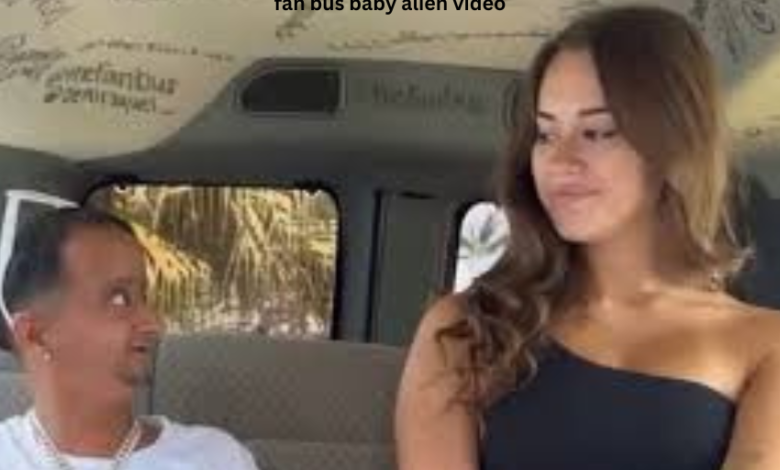 fan bus baby alien video